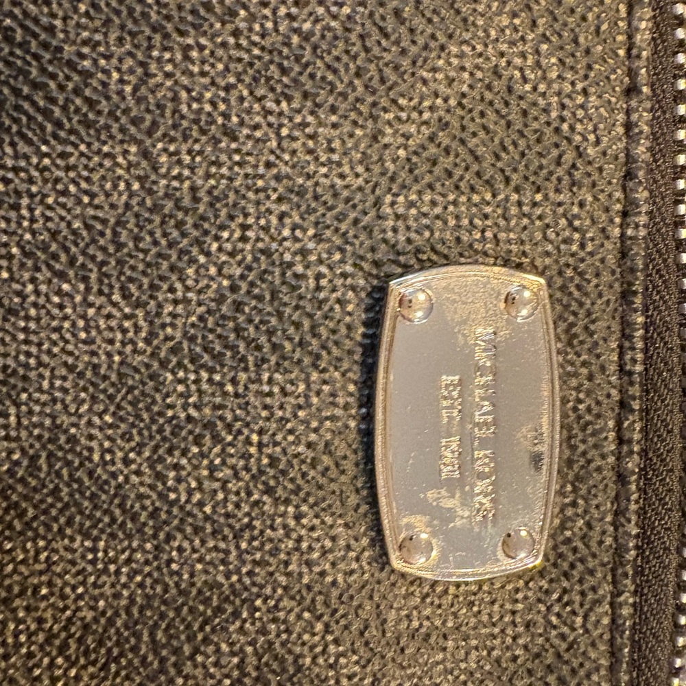 MICHAEL Michael Kors Black and Tan Wristlet - Picture 2 of 5